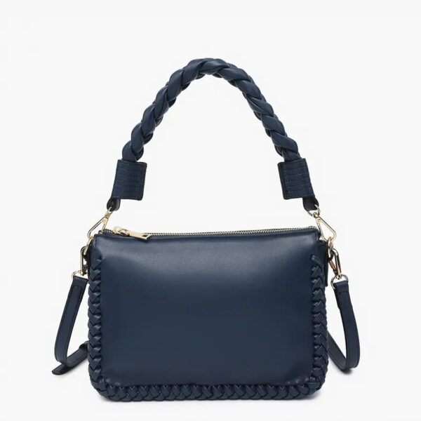 Judith Vegan Whipstitch Shoulder Bag