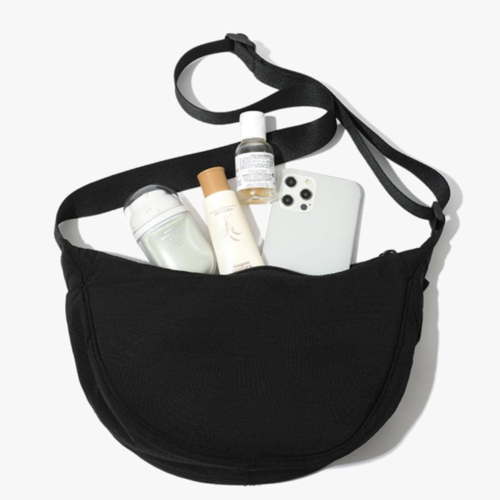 1_a368191b-d60c-4e87-86d2-a20f14094d40.png Solid Color Portable Nylon Shoulder Bag