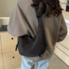 4_eabc63f2-3f4e-470c-8c16-c67e673c8e06.png Solid Color Nylon Large Capacity Shoulder Bag
