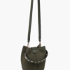 Farrah Suede Bucket Bag w/ Top Handle & Inner Bag