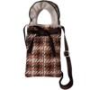 blackhairclipwithrhinestones_100.png Stylish Patterned Handbag with Unique Handle Design