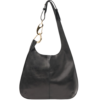 blackhairclipwithrhinestones_72.png Johnnie Shoulder Bag Black Leather